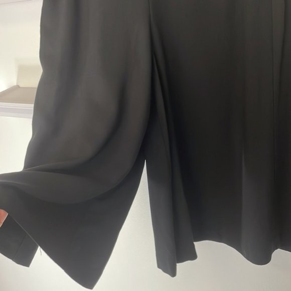 Black Designer Gauchos with Pockets - Picture 6 of 9